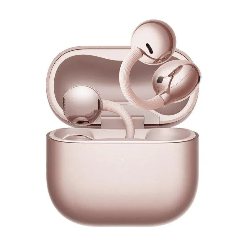 Auriculares Huawei FreeClip 2 sem fios Bluetooth com Cancelamento de Ruído Rose Gold