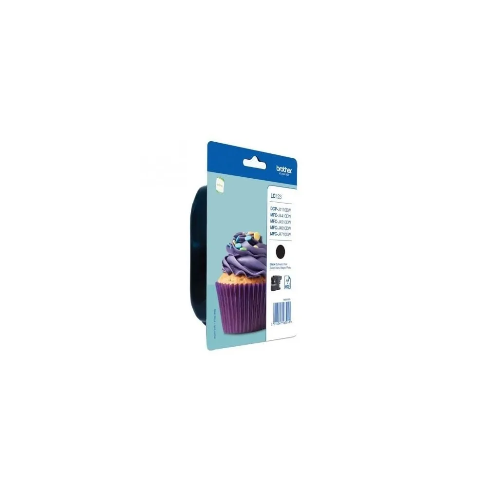 Brother Cartucho de tinta LC-123BKBP