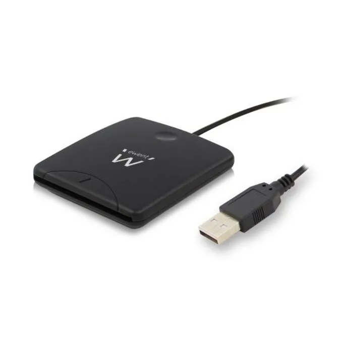 Leitor de Cartões de Cidadão Ewent USB 2.0 Preto