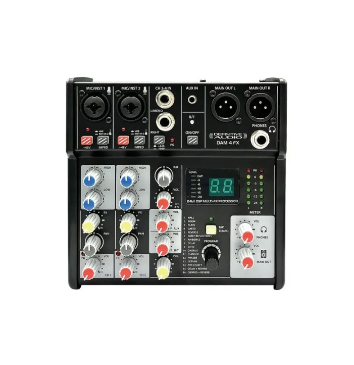 Mesa mistura c/ efeitos Definitive Audio DAM 4 FX
