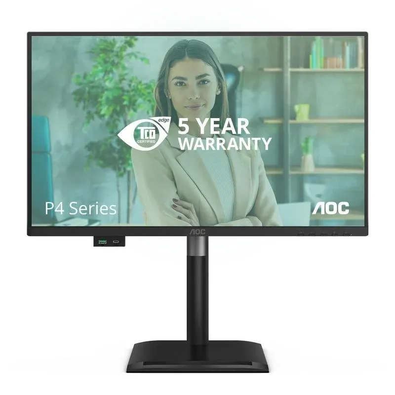 Monitor AOC 24P4U 24" FullHD 120Hz IPS Hub USB Altura Ajustável