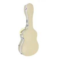Estojo Guitarra Clássica Rapsody Armonia ABS Creme