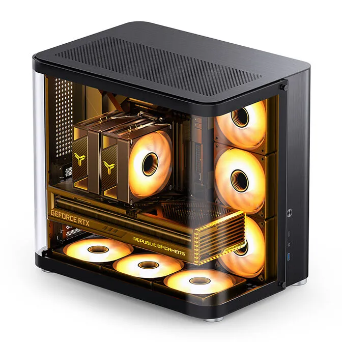 Caixa ATX Jonsbo TK-2 2.0 Vidro Temperado Preto