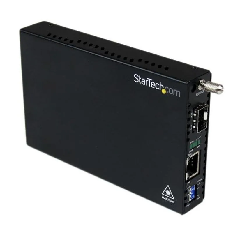 Conversor Ethernet Gigabit StarTech ET91000SFP2 para fibra óptica SFP