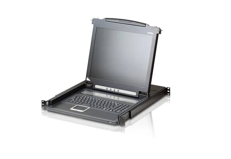 ATEN CL1000M-ATA-AG consola rack 43,2 cm (17") Preto 1U CL1000M-ATA-AG