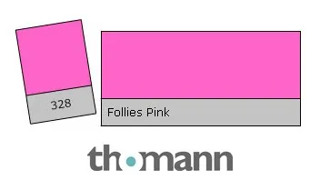 Lee Colour Filter 328 Follies Pink