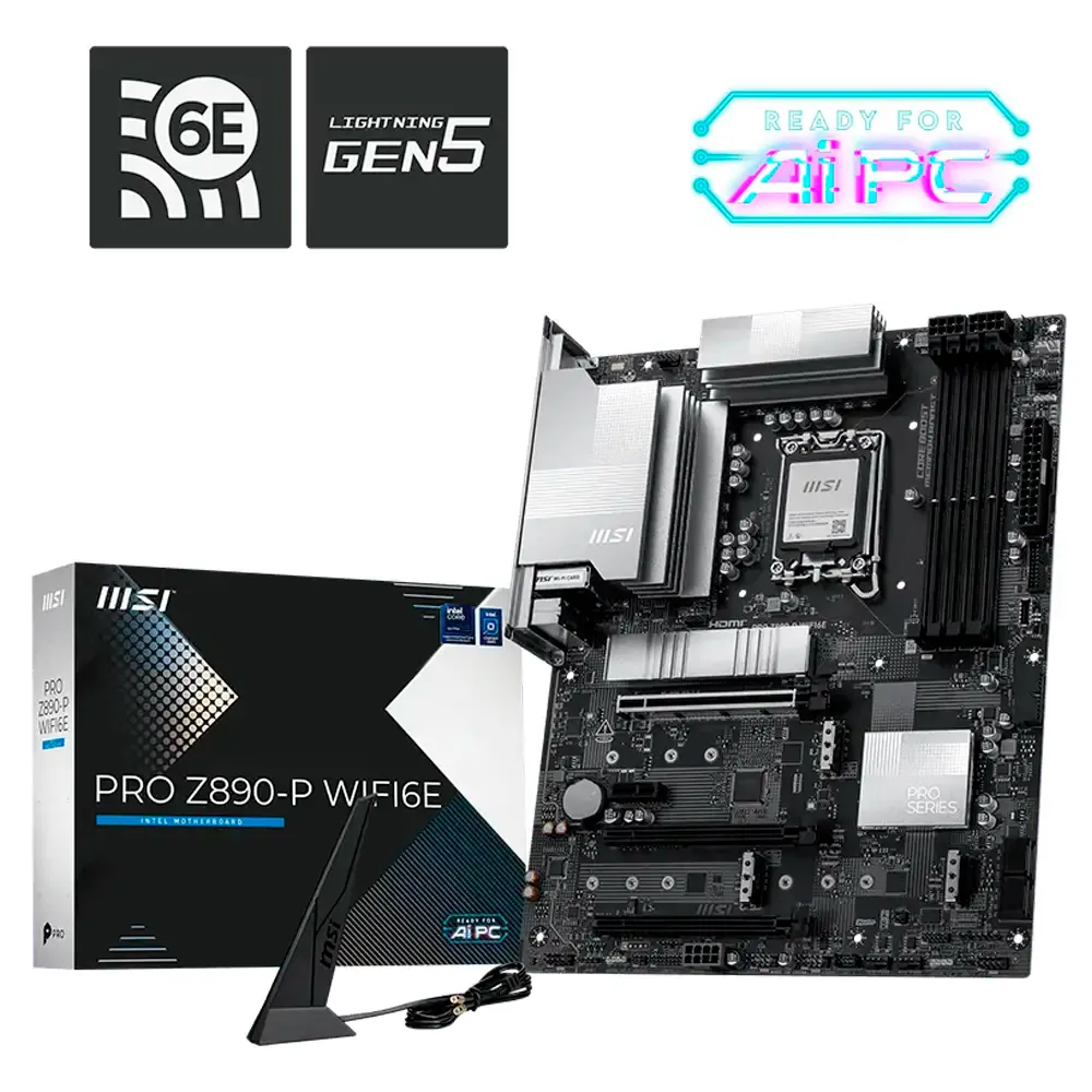 Motherboard ATX MSI Pro Z890-P WiFi6E Skt1851