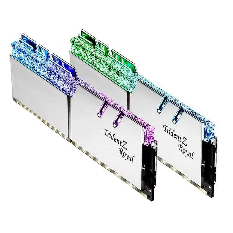 Memória RAM G.Skill Trident Z Royal DDR4 3200MHz PC4-25600 32GB 2x16GB CL16