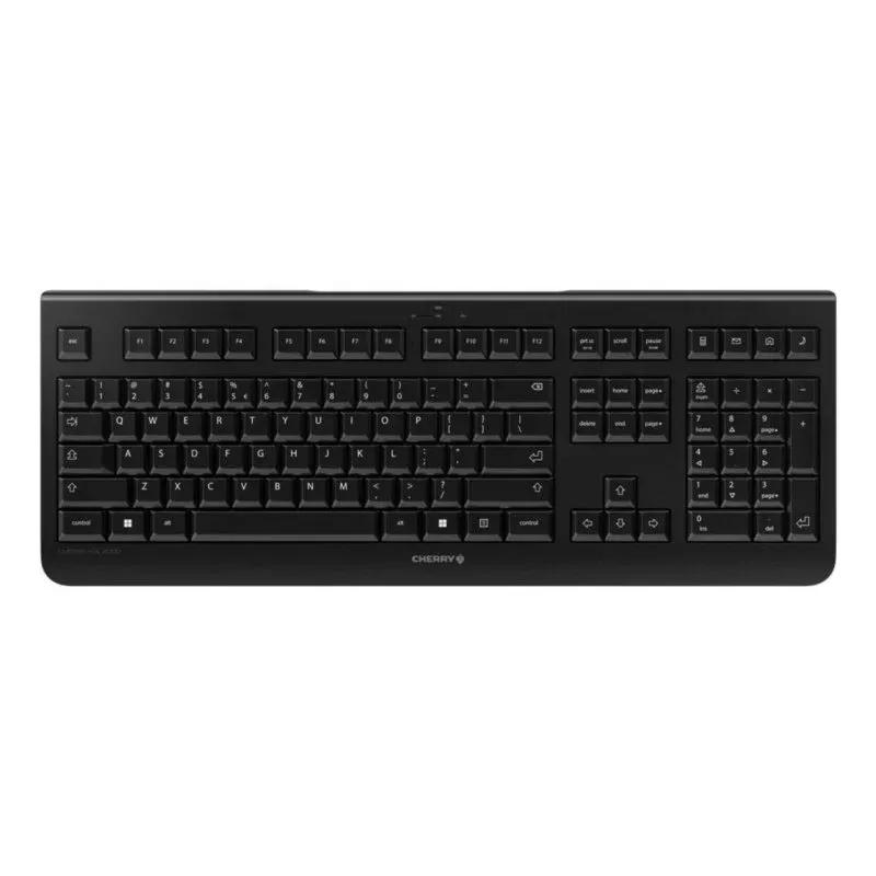 Teclado Cherry KW 3000 sem fios de membrana completo com teclas silenciosas