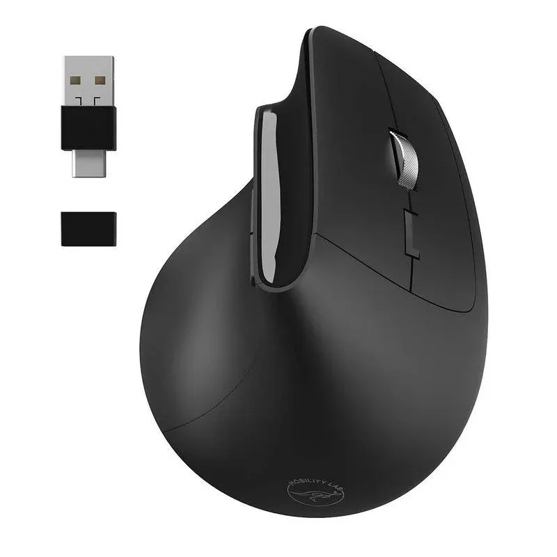 Rato Mobility Lab ML313139 Sem Fios 1600DPI Preto Ergonómico Vertical