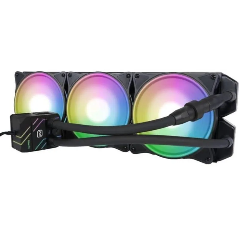 Refrigeração Líquida Alphacool Pro Aurora 420 420mm 3 Ventoinhas RGB direccionáveis