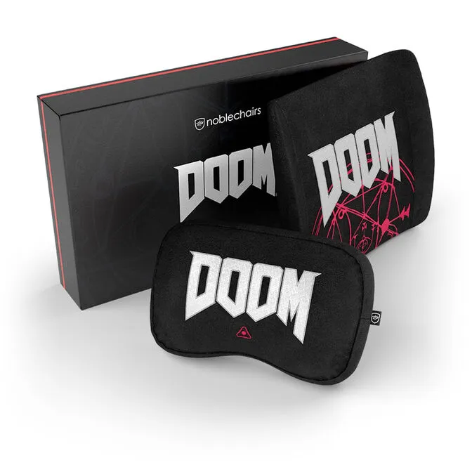 Set Almofadas noblechairs Memory Foam - DOOM Edition