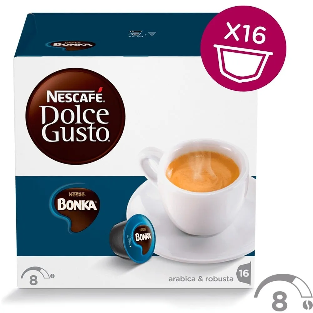 Cápsulas Dolce G. 12468867 Bonka 16Cap