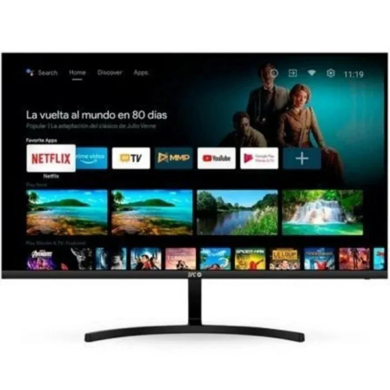 SPC Smart Monitor 900027N 27" VA Full HD com Android TV, Wi-Fi e Altifalantes