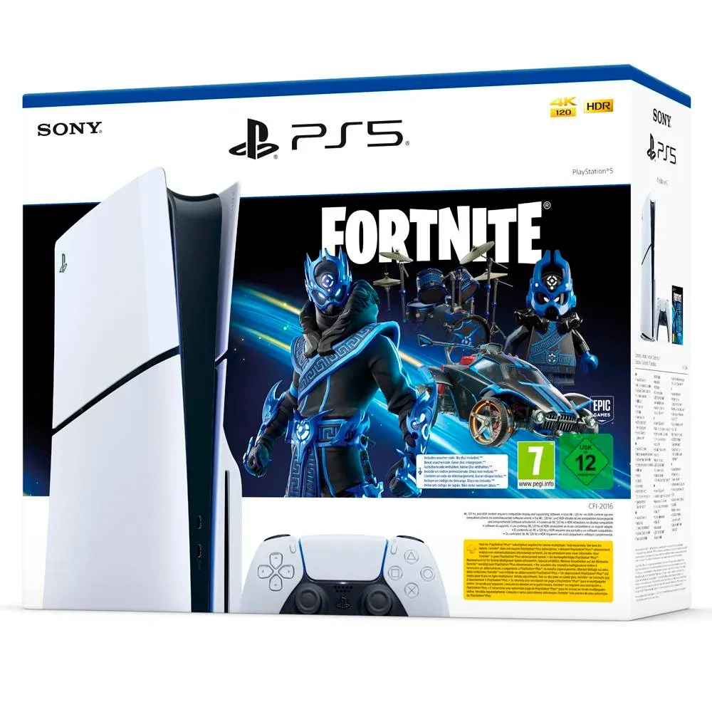 Consola Sony PlayStation 5 Slim Standard Edition 1TB + Fortnite Cobalt Start