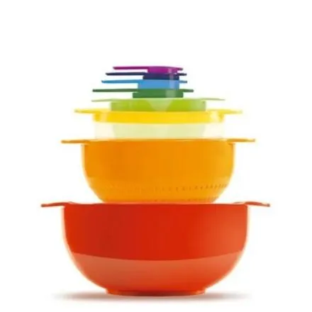 Conjunto De Recipientes De Plástico Empilháveis(8 Utensilio)