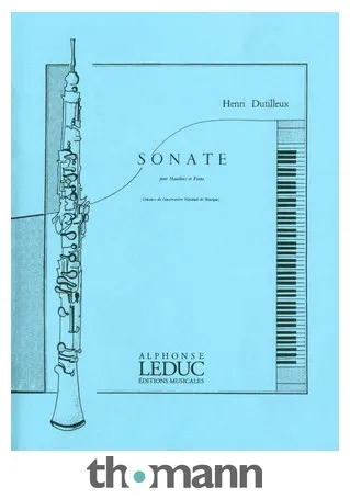 Alphonse Leduc Dutilleux Sonate pour Hautbois