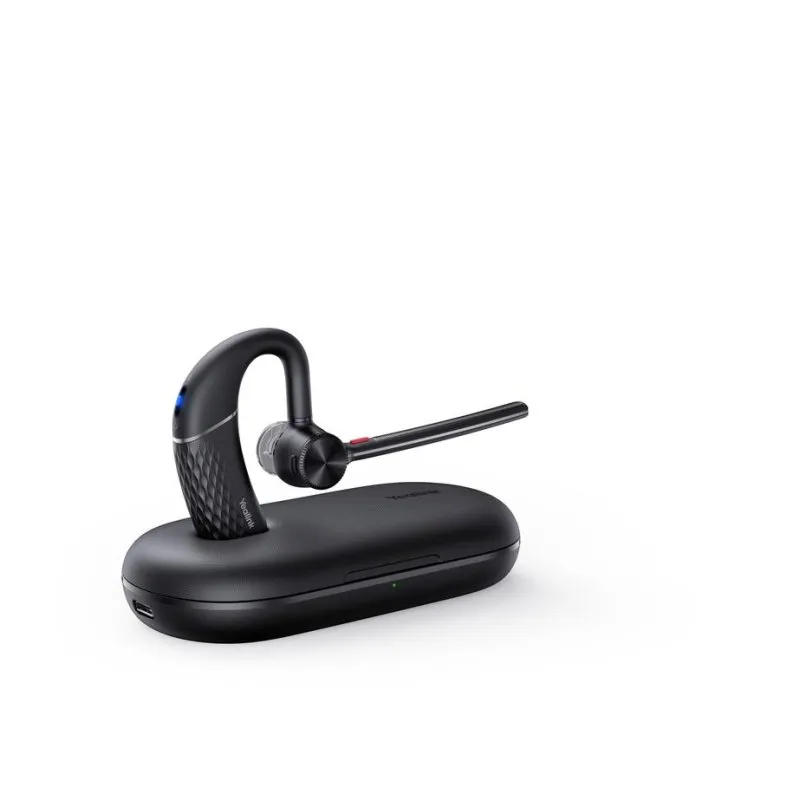 Auriculares Yealink BH71 sem fios Bluetooth com Cancelamento de Ruído, microfone e estojo, preto