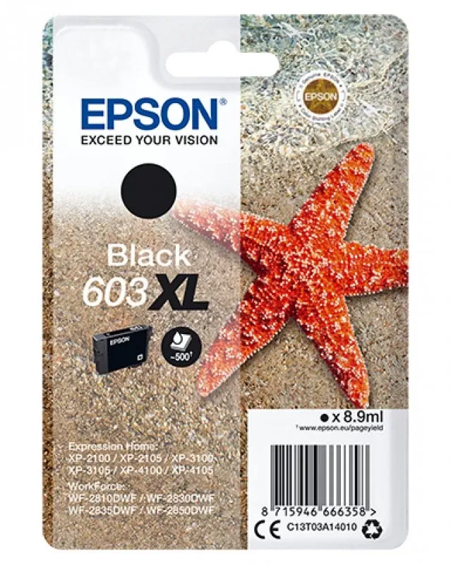 Tinteiro Epson Original Singlepack Black 603XL Ink