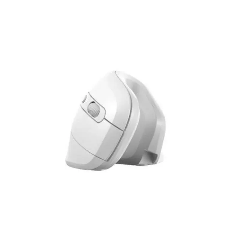 Rato Nilox Branco Sem Fios Bluetooth 3200 DPI Ergonomico Vertical 6 Botões