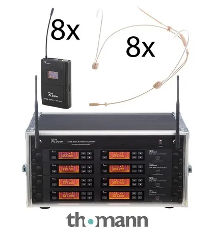 the t.bone 8 Kanal Theaterfunkrack 660MHz