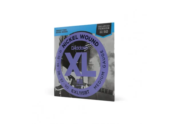 D'Addario EXL115BT 11-50 Medium Balanced Tension, XL Nickel Electric Guitar Strings