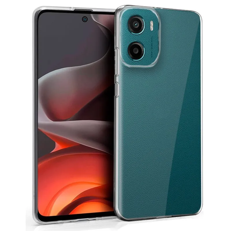 COOL Capa de Silicone Transparente para Motorola Moto G05 / G15