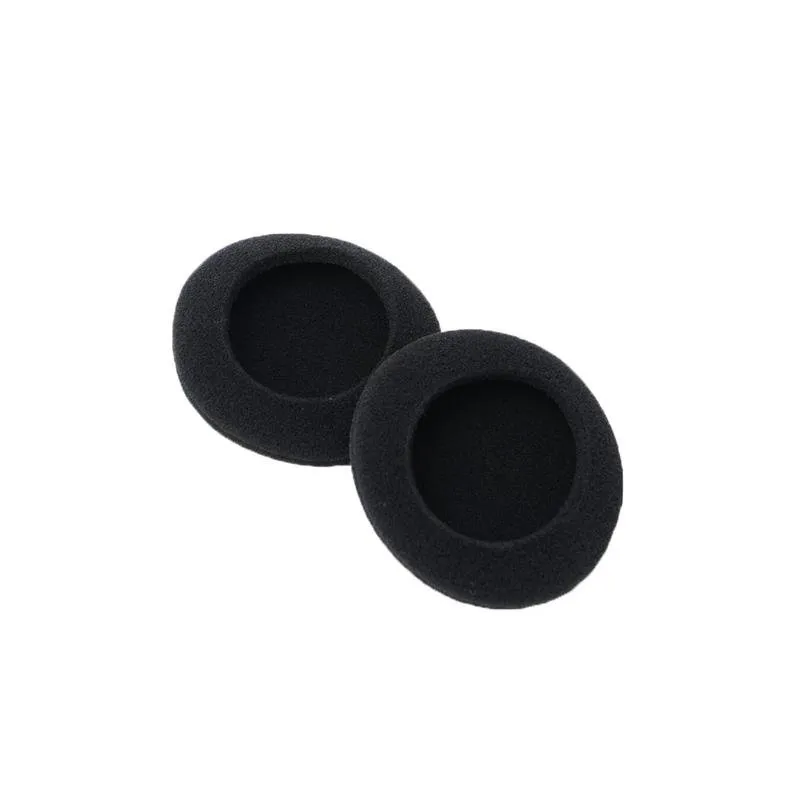 Almofadas Sennheiser HZP 27 pretas para auscultadores PC Chat série VOIP
