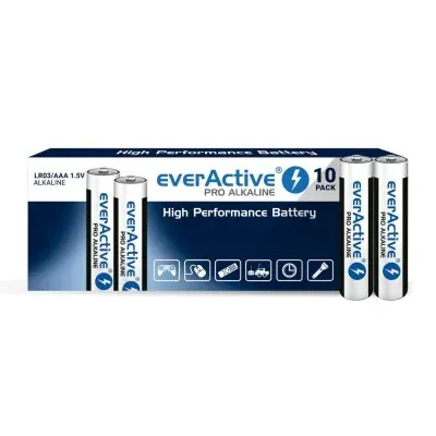 Pilhas Alcalinas Everactive 1.5V LR03 AAA 10 Un.