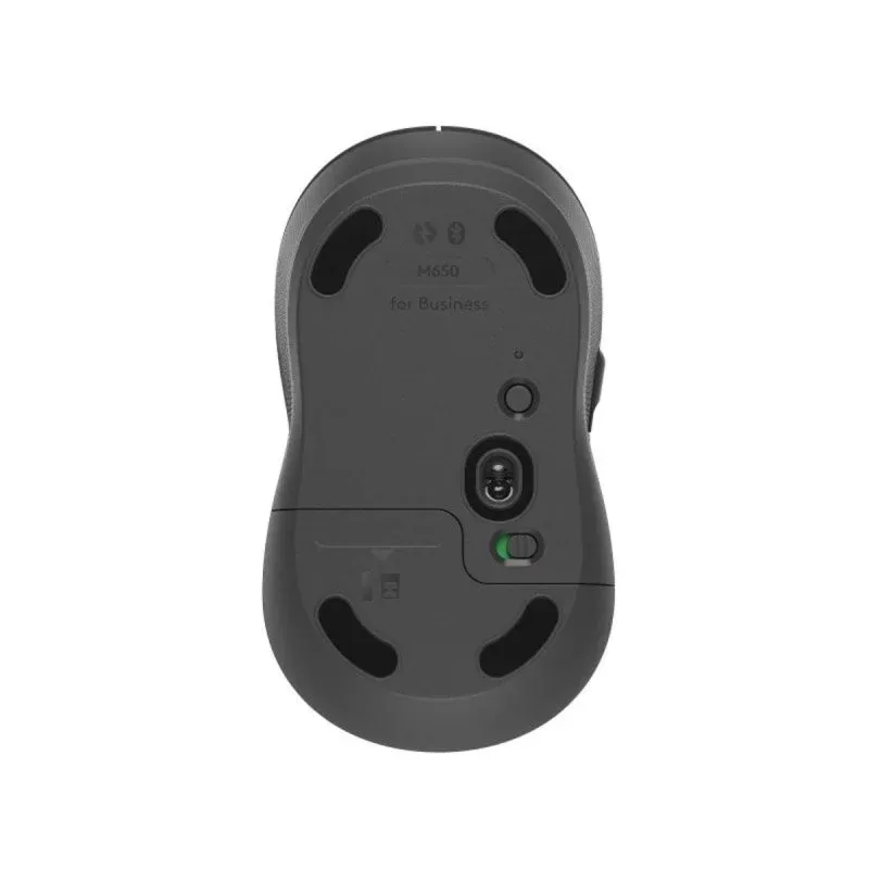 Logitech Signature M650 M Rato Ótico Ergonómico Sem Fios com 4000 DPI e 5 Botões Grafite