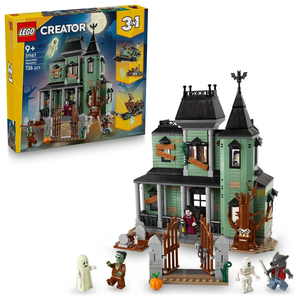 LEGO Creator 3em1 Mansão Assombrada - 31167