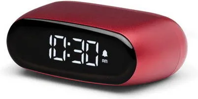 Relógio Despertador LEXON Minut (Digital - Vermelho escuro)