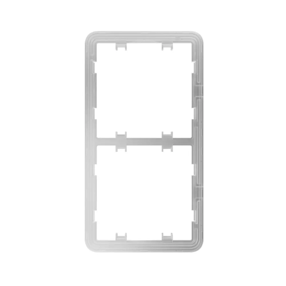 Moldura Ajax para 2 Interruptores/Fichas SideButton/SideCover Verticais - AJ-FRAME-2-VERT