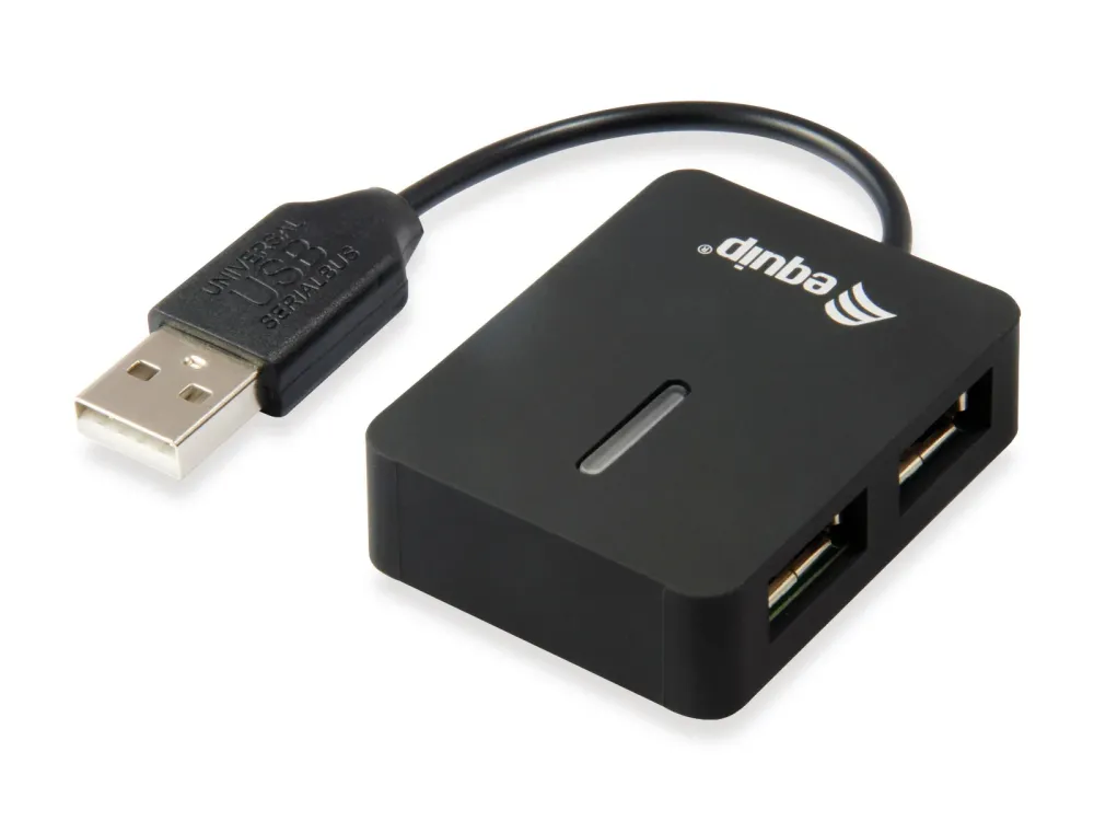 Hub EQUIP USB de viagem de 4 portas