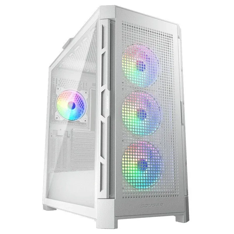 Caixa de Computador Cougar AirFace Pro RGB Mid Tower Vidro Temperado USB-C Branca