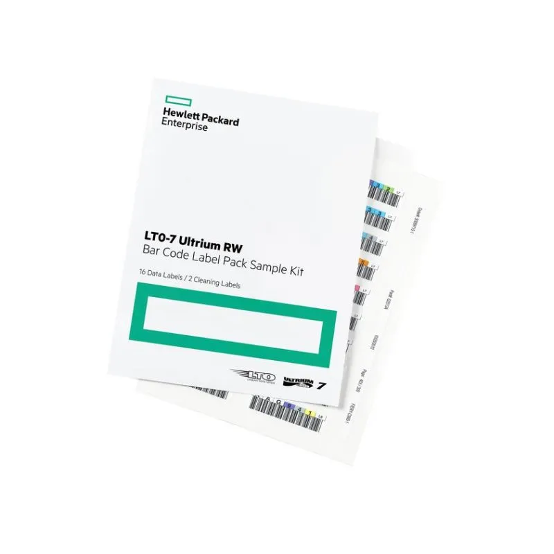 HPE LTO-7 Ultrium RW Bar Code Label Pack Q2014A