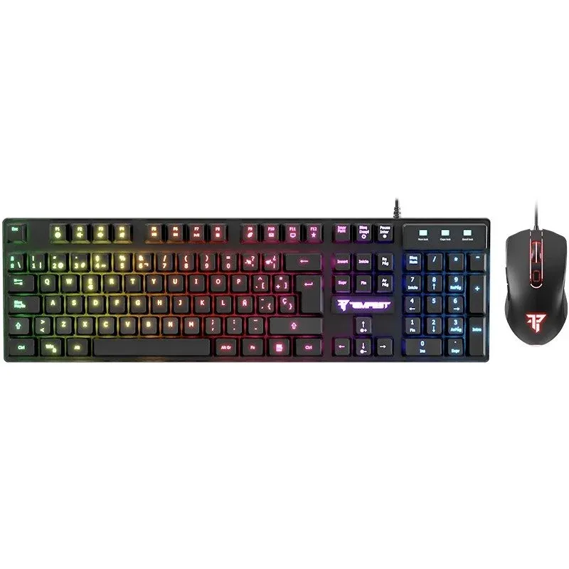 Tempest Combo 3100 RGB Teclado + Rato Gaming Layout em Espanhol