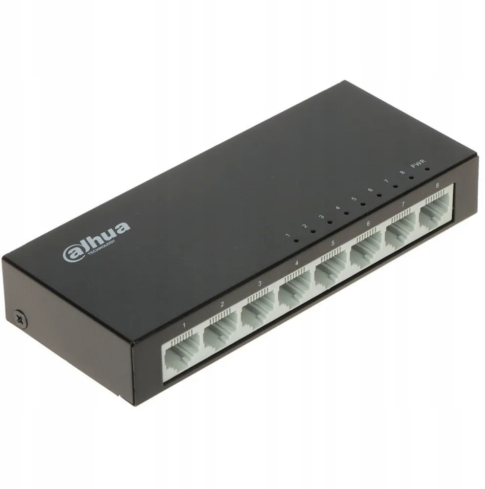 Dahua SF1008-EUR Dispositivo de Rede Switch de 8 Portas SF1008-EUR