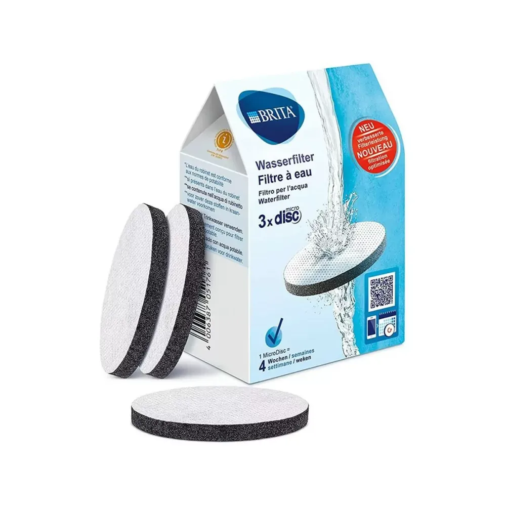 Pack de 3 Filtros Microdisc p/Garrafa de Água Brita