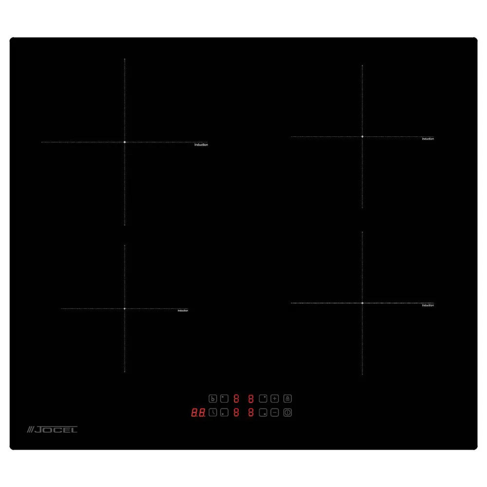 Placa de Cozinha de Indução Jocel JP4EI009333 60cm 7200W 4 Zonas Preta