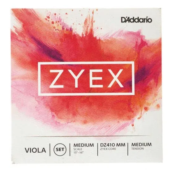 Daddario SET CORDAS VIOLA ARCO 15" 16" Zyex DZ410 MM