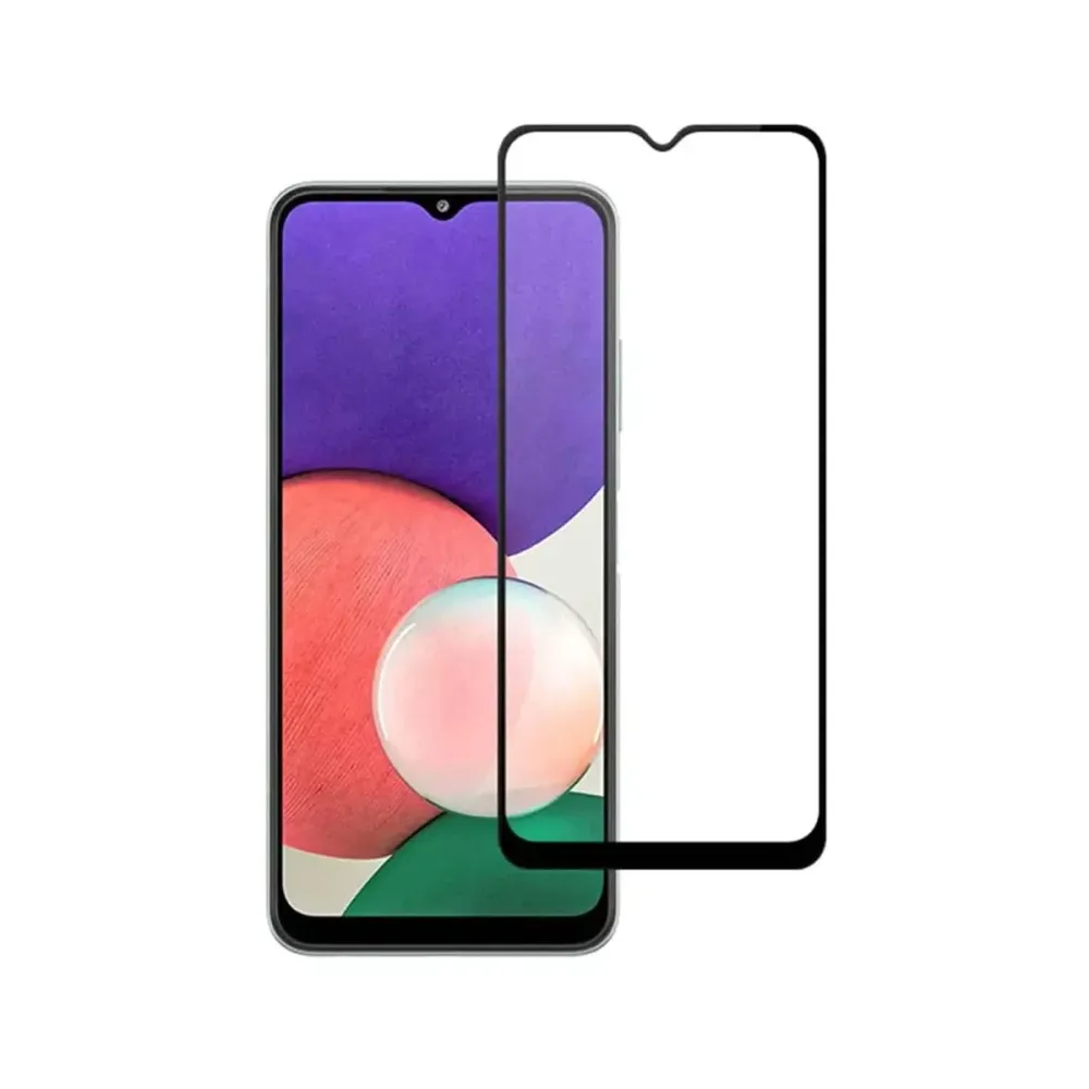 Película de Vidro Temperado Samsung Galaxy A03 Fullscreen Preta