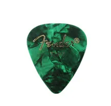 Palheta Fender 351 Celluloid Green Moto