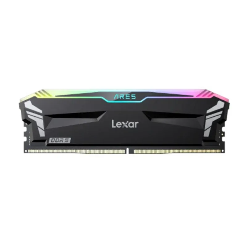Memória RAM Lexar ARES 32GB 2x16GB DDR5 7200MHz CL34 RGB Intel XMP AMD EXPO