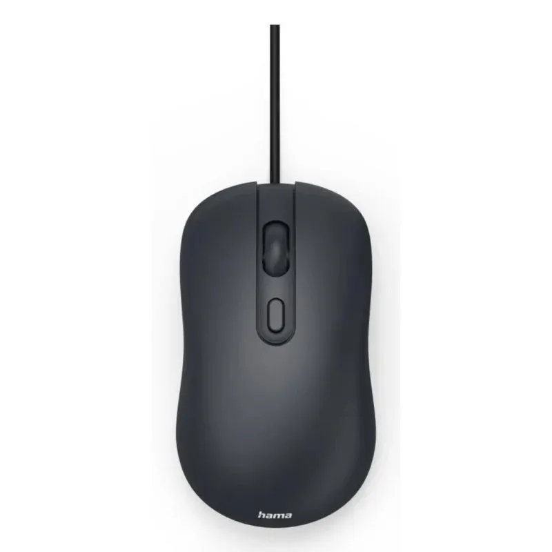 Rato Hama CM-200 USB Type-A 1600 DPI Preto Ambidestro Silencioso