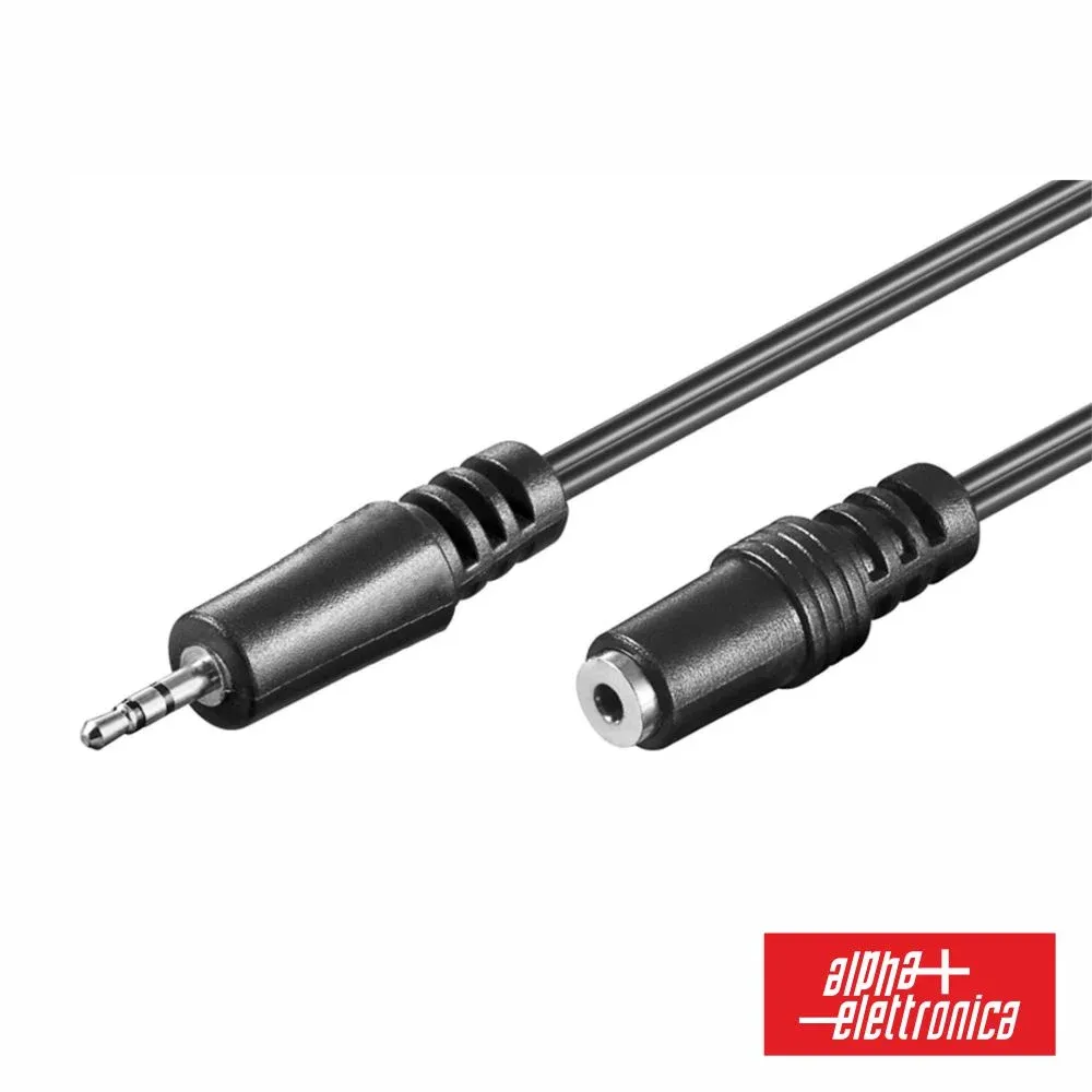 Cabo Jack 3.5mm Macho / Jack 3.5mm Fêmea 1.5m St