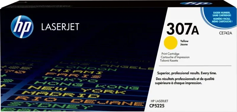 HP Color LaserJet CE742A Yellow Print Cartridge