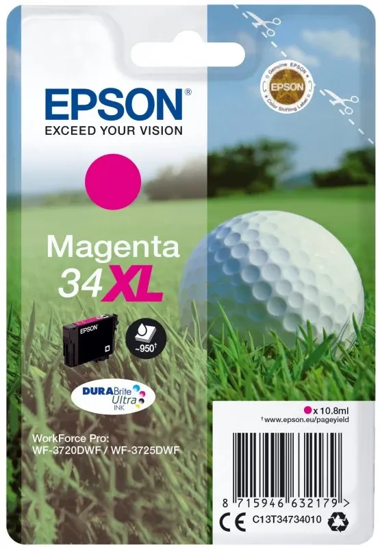 Tinteiro Epson 34 XL Magenta