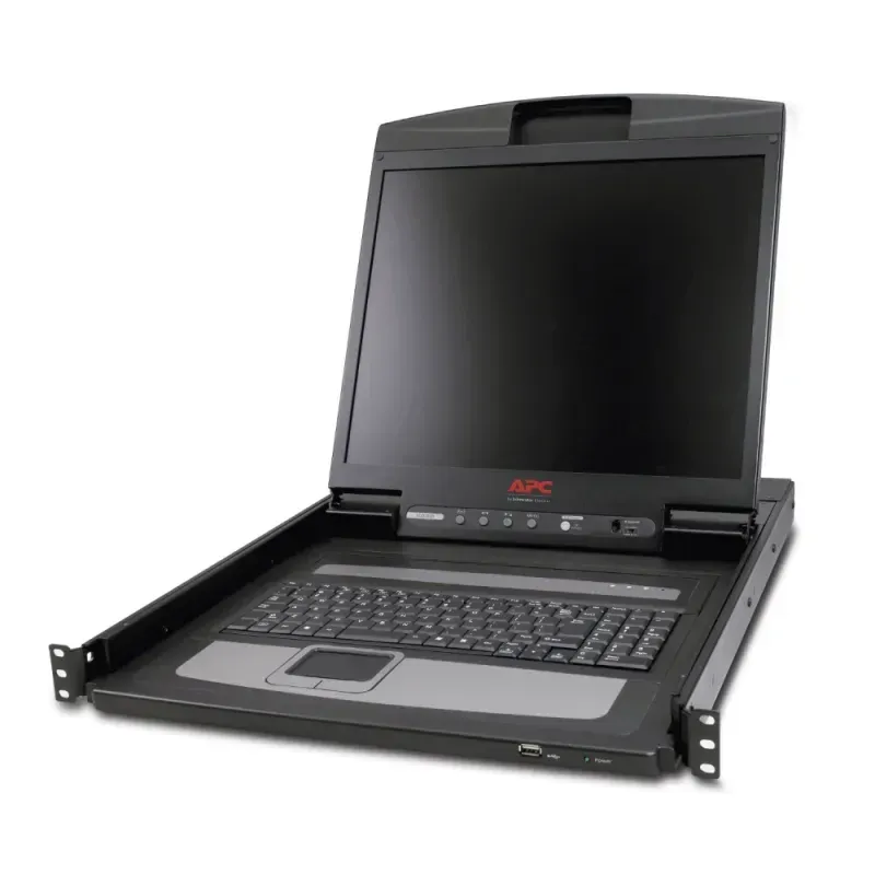 APC LCD Console - Consola KVM - 19" - montável em bastidor - 1280 x 1024 - VGA - preto - 1U - para P/N: SMTL2K2RM2UCL, SMTL2K2RM2UCLNC, SMTL3KRM2UCL, SMTL3KRM2UCLNC, SMX3KR2UNCX145