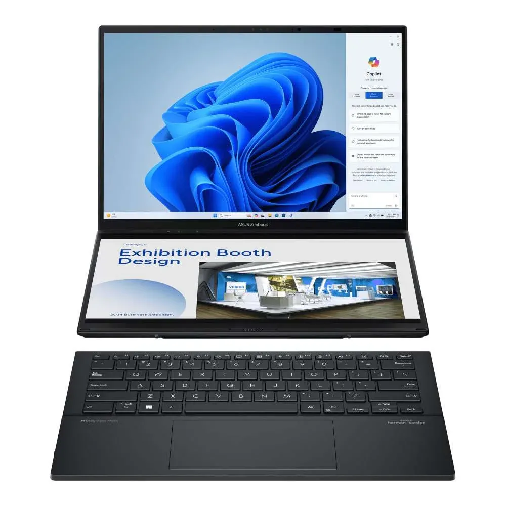 Portátil Asus Zenbook Duo OLED 14" Touch 3K OLED UX8406MA-94AOHDCP1 Intel Ultra 9 185H 32GB 1TB W11P